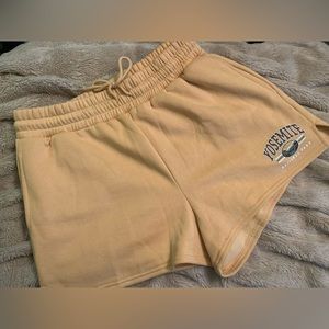 🔆 YELLOW YOSEMITE “DAD” SWEAT SHORTS 🔆